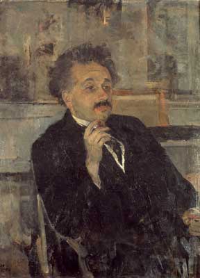 A. Einstein, by H. Kamerlingh Onnes, 1920 - Collection Academic Historic Museum, Leiden